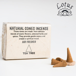티 트리 네츄랄 콘 Natural incense cone Tea Tree   인도향 인센스 네츄럴 아로마향
