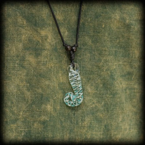 Glass Art Necklace #01