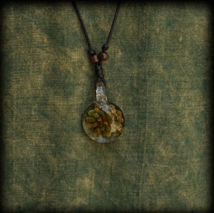 Glass Art Necklace #08